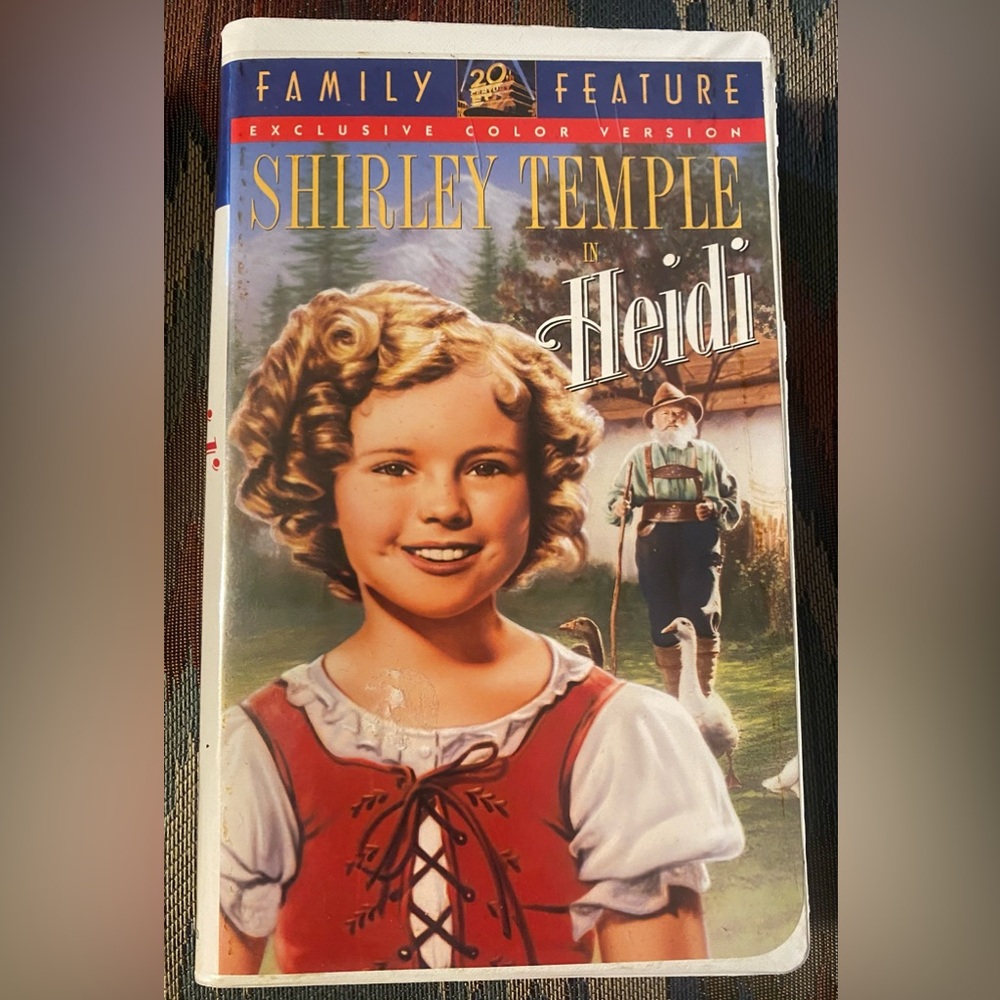 Shirley Temple in Heidi : Exclusively Color Version VHS
